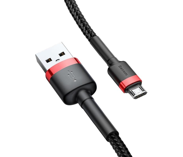 BASEUS Kabel USB-A - microUSB 3m (w oplocie) CAMKLF-H91 - 1066973 - zdjęcie 3